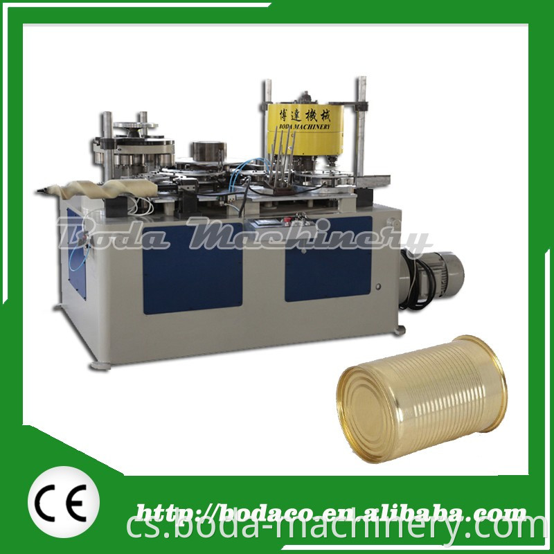 Stroj na výrobu práškových plechovek na velké plechovky Obrubování Lemování